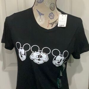 Very Soft black Mickey Mouse Tshirt!  NWT
